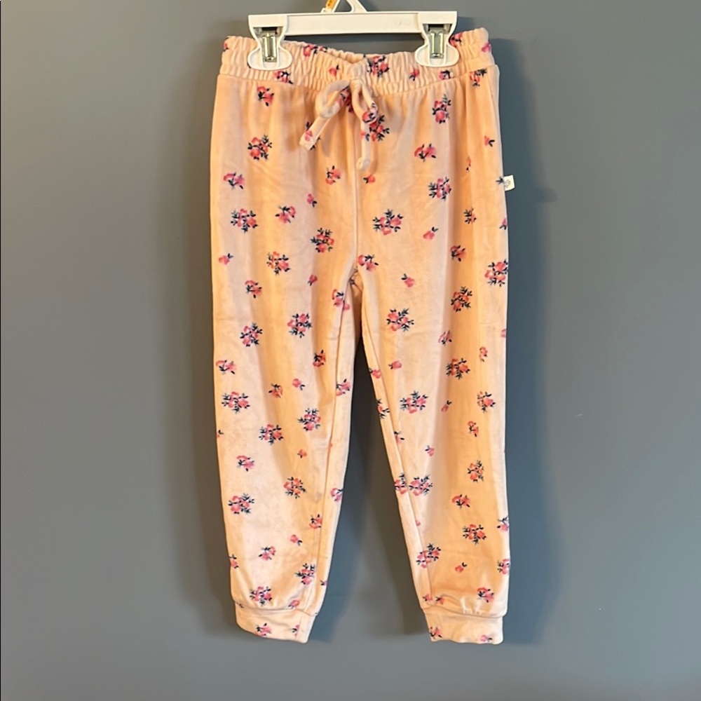 Floral Peach Kids Sweatpants